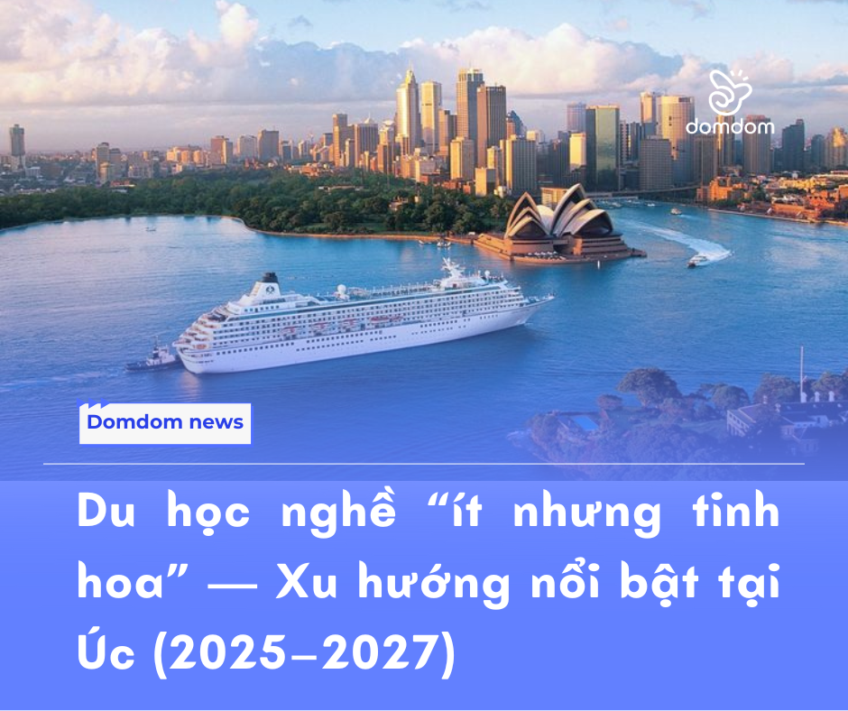 Du học nghề “ít nhưng tinh hoa” — Xu hướng nổi bật tại Úc (2025–2027)